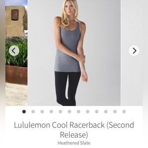 Lululemon Cool Racerback - Luxtreme